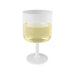 Calice da vino Cupoly in plastica PP riutilizzabile - 250 ml - Ø 7,4 cm - H 12,1 cm - 12 unità