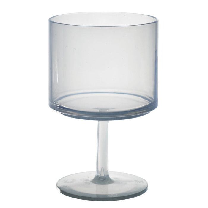 Calice da vino Cupoly in plastica PP riutilizzabile - 250 ml - Ø 7,4 cm - H 12,1 cm - 12 unità