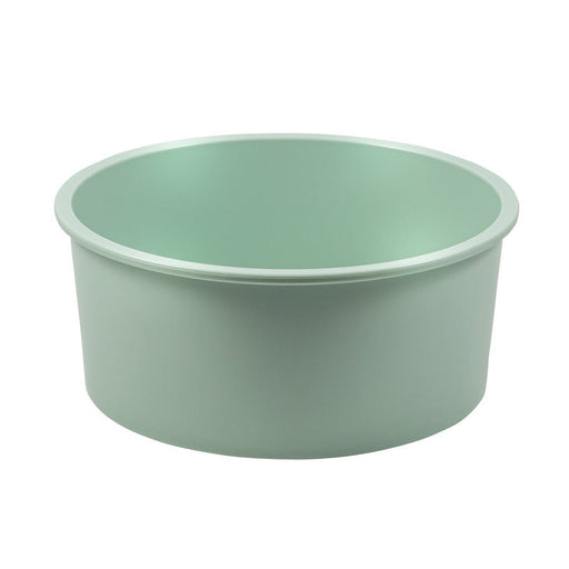 Ciotola rotonda riutilizzabile in plastica RPET verde acqua "Phoenix" - 1110 ml - Ø 16,5 cm - H 7 cm - 24 unità
