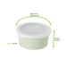 Ciotola rotonda riutilizzabile in plastica RPET verde acqua "Phoenix" - 250 ml - Ø 10,5 cm - H 4,8 cm - 24 unità - dimensions