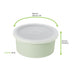 Ciotola rotonda riutilizzabile in plastica RPET verde acqua "Phoenix" - 470 ml - Ø 12,6 cm - H 5,5 cm - 24 unità - dimensions
