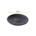 Piatto rotondo nero riutilizzabile "Black Phoenix" - Ø 20,9 cm - 12 unità - dimensions