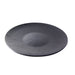 Piatto rotondo nero riutilizzabile "Black Phoenix" - Ø 33 cm - 8 unità