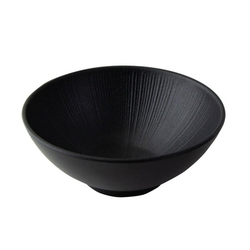 Ciotola rotonda nera riutilizzabile "Black Phoenix" - 500 ml - Ø 15,6 cm - H 6,25 cm - 12 unità