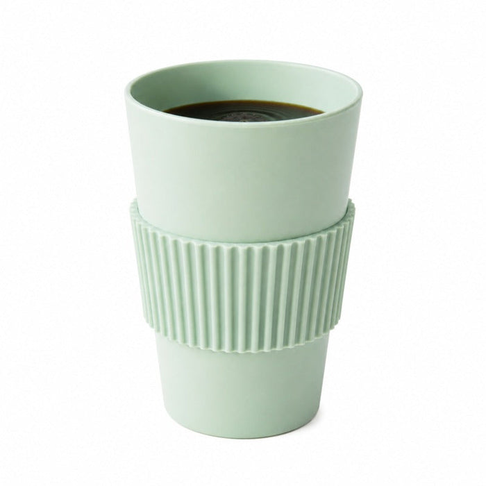 Fascia per bicchiere riutilizzabile "Phoenix" verde acqua - H 4 cm - 48 unità