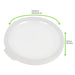 Coperchio riutilizzabile in PP traslucido "Phoenix" - Ø 16,8 cm - Compatibile con 294RP1100 - 24 unità - dimensions