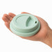 Coperchio in silicone verde acqua riutilizzabile "Phoenix" - Ø 8,2 cm - 48 unità
