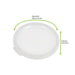 Coperchio traslucido riutilizzabile "Phoenix" - Ø 14,7 cm - Compatibile con 294RP750 - 24 unità - dimensions