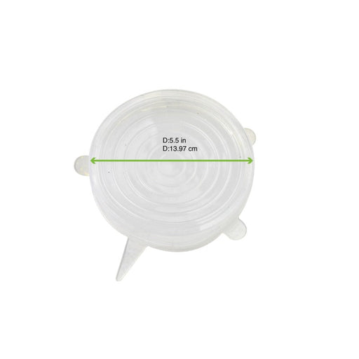Coperchio in silicone traslucido - Ø 13 cm - 40 unità - dimensions