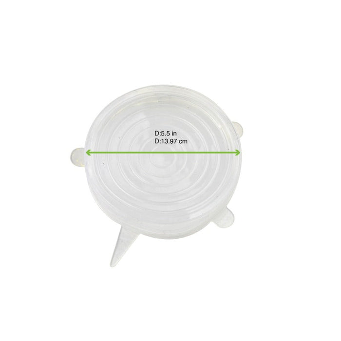 Coperchio in silicone traslucido - Ø 13 cm - 40 unità - dimensions