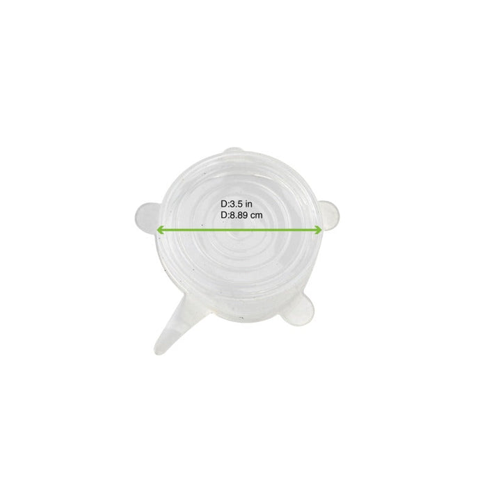 Coperchio in silicone traslucido - Ø 8,4 cm - 50 unità - dimensions