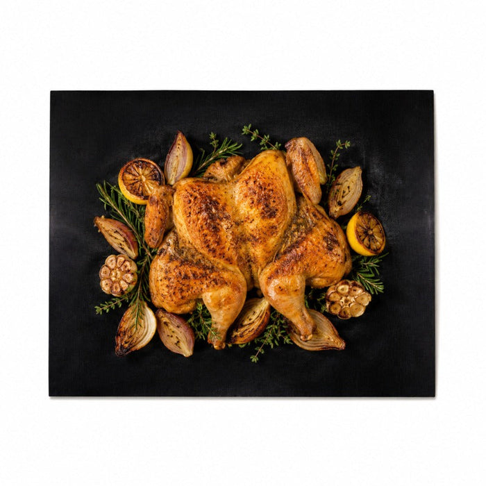 Foglio di protezione in silicone riutilizzabile per forno - 58,5 cm x 38,5 cm - 5 unità
