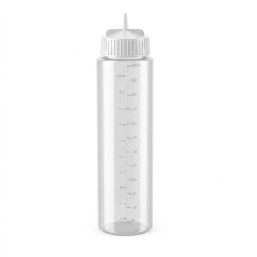 Dispenser per salse morbido trasparente a 1 beccuccio, plastica senza BPA - 230 ml - H 18,5 cm - 6 unità