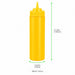 Dispenser per salse morbido giallo a 1 beccuccio, plastica senza BPA - 350 ml - H 19,5 cm - 6 unità - dimensions