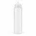 Dispenser per salse morbido trasparente a 1 beccuccio, plastica senza BPA - 630 ml - H 26 cm - 6 unità