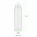 Dispenser per salse morbido trasparente a 1 beccuccio, plastica senza BPA - 630 ml - H 26 cm - 6 unità - dimensions