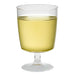 Calice da vino riutilizzabile in plastica PS monoblocco - 170 ml - Ø 6,1 cm - H 10 cm - 300 unità