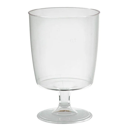 Calice da vino riutilizzabile in plastica PS monoblocco - 170 ml - Ø 6,1 cm - H 10 cm - 300 unità
