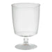 Calice da vino riutilizzabile in plastica PS monoblocco - 170 ml - Ø 6,1 cm - H 10 cm - 300 unità