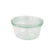 Vasetto in vetro "Weck" con coperchio in vetro - 290 ml - Ø 11 cm - H 5,8 cm - 6 unità
