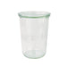 Vasetto in vetro "Weck" con coperchio in vetro - 850 ml - Ø 11 cm - H 15 cm - 6 unità