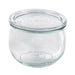 Vasetto in vetro "Weck" con coperchio in vetro - 480 ml - Ø 10 cm - H 8,5 cm - 6 unità
