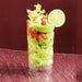 Bicchiere long drink in plastica PS trasparente riutilizzabile - 200 ml - Ø 6 cm - H 11,5 cm - 340 unità