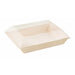 Vaschetta rettangolare in legno "Samouraï" - 18 cm x 13 cm x 2,9 cm - 100 unità