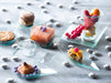 Contenitore finger food in plastica PS trasparente «Inda» - 30 ml - 8,3 cm x 6,5 cm x 2 cm - 600 unità