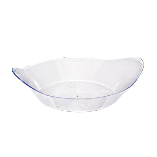 Contenitore finger food in plastica PS trasparente «Inda» - 30 ml - 8,3 cm x 6,5 cm x 2 cm - 600 unità
