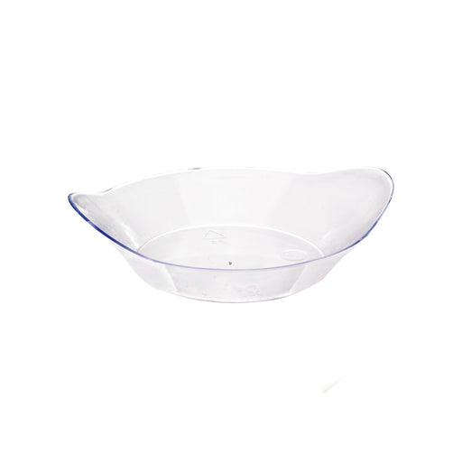 Contenitore finger food in plastica PS trasparente «Inda» - 30 ml - 8,3 cm x 6,5 cm x 2 cm - 600 unità
