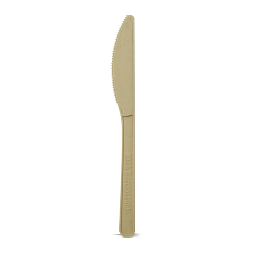 Coltello in fibra di bambù e CPLA - 15,7 cm - 1000 unità