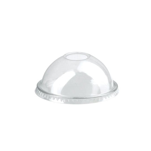 Coperchio a cupola in PET trasparente con foro - Ø 9,6 cm - H 4 cm - Compatibile con 210GKP551, 210GKP651, 210GKTP390, 210POC270N - 1000 unità