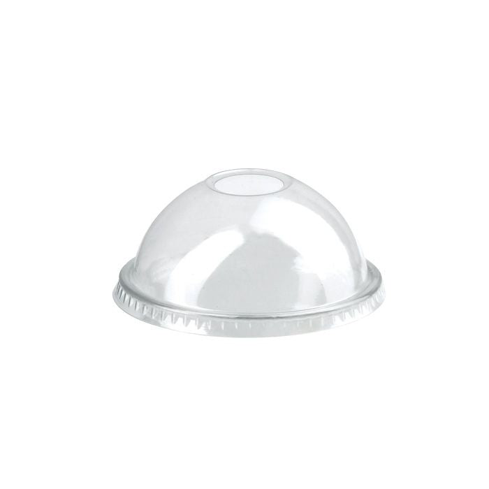 Coperchio a cupola in PET trasparente con foro - Ø 9,6 cm - H 4 cm - Compatibile con 210GKP551, 210GKP651, 210GKTP390, 210POC270N - 1000 unità