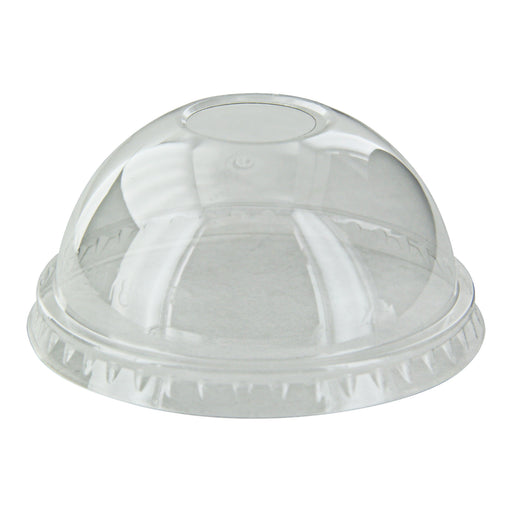 Coperchio a cupola in PET trasparente con foro - Ø 7,4 cm - 1000 unità
