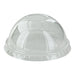 Coperchio a cupola in PET trasparente con foro - Ø 7,4 cm - 1000 unità