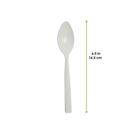 Cucchiaio in PSM e PP - 16,5 cm - 1000 unità - dimensions