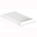 Vassoio pasto bianco in polpa di cellulosa a 3 scomparti - 40 cm x 28 cm x 2,8 cm - 100 unità
