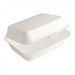 Contenitore a conchiglia in plastica EPS gialla - 14,8 cm x 24,6 cm x 6,6 cm - 250 unità