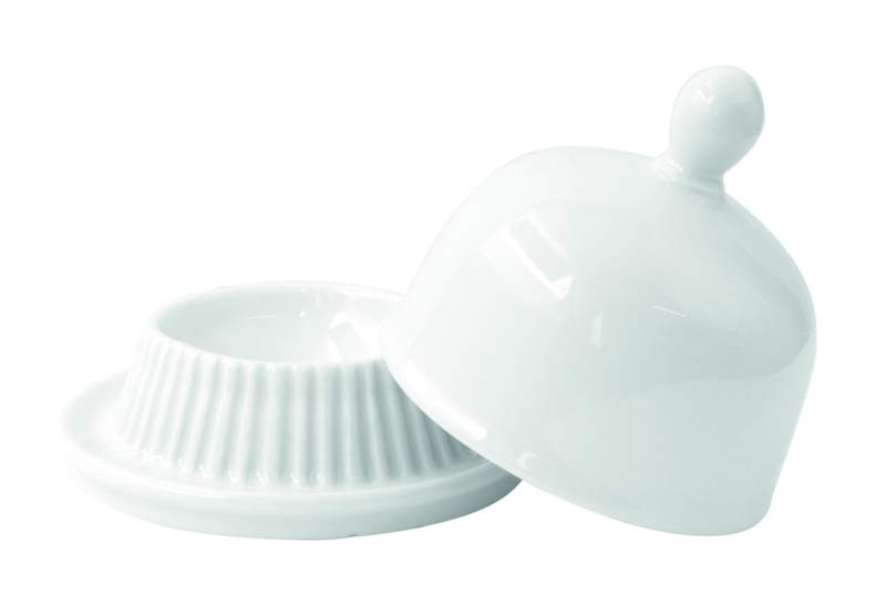 Mini cloche in porcellana bianca - Ø 9 cm - H 8 cm - 24 unità