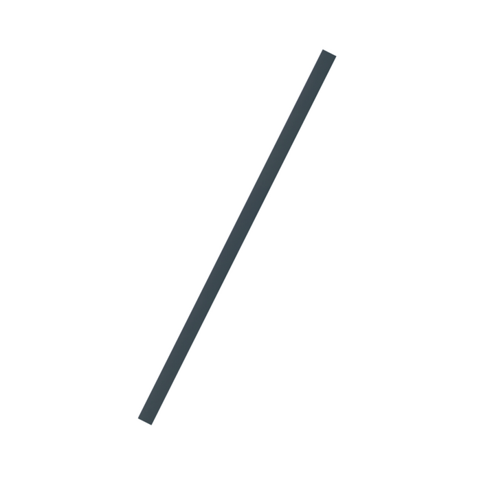 Cannuccia da cocktail in PLA nera - Ø 0,3 cm - H 14 cm - 10000 unità