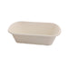 Contenitore rettangolare marrone in polpa di cellulosa - 750 ml - 22,9 cm x 13,4 cm x 4,4 cm - 250 unità