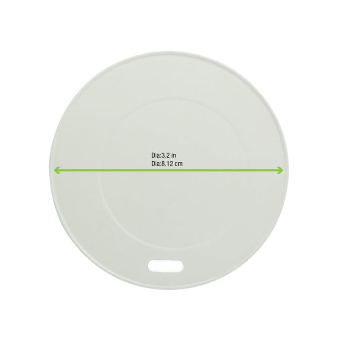 Coperchio in cartone bianco per caldo e freddo - Ø 8 cm - 1000 unità