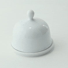 Mini cloche in porcellana bianca - Ø 9 cm - H 8 cm - 24 unità