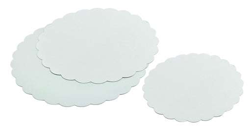 Disco smerlato in cartone bianco - Ø 29 cm - 250 unità